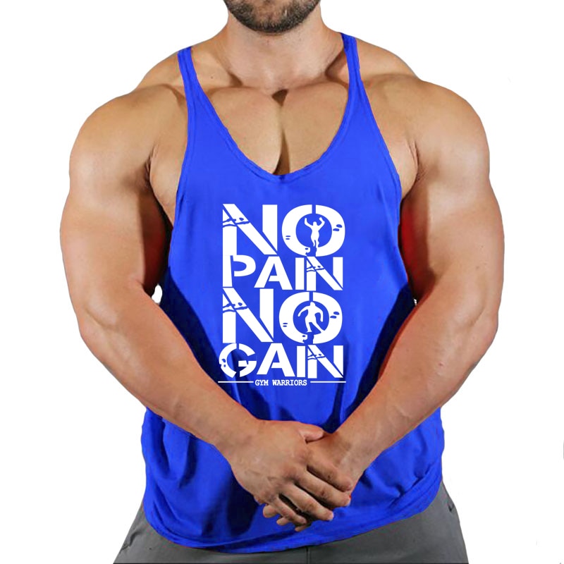 New Arrivals Bodybuilding stringer tank top man Cotton Gym sleeveless shirt men Fitness Vest Singlet sportswear workout tanktop