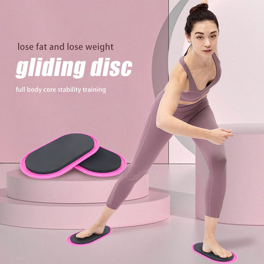 Dual Sided Gliding Discs Core Sliders Core Fitness Training Tool, Gym Home Abdominal &amp; Total Body Workout Equipment