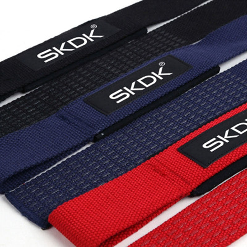 SKDK Weightlifting Gym Anti-Slip Sport Safety Wrist Straps Weight Lifting Wrist Support Crossfit Hand Grips Fitness Bodybuilding