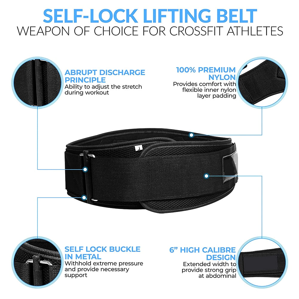 Fitness Weight Lifting Belt Workout Waist Belt Training Sport Waist Support Gym Lumbar Back Brace Squat Powerlifting Waist Brace